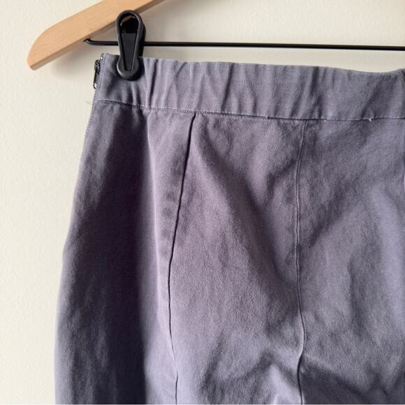 Everlane The Side-Zip Stretch Cotton Pant Gray Business Casual Classic solid 6 - Picture 4 of 10